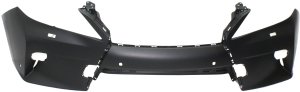 Front Bumper Cover for Lexus RX350/RX450H 2013-2015, Primed (Ready to Paint), With F Sport and Ultra Premium Package, With Headlight Washer and Intelligent Parking Assist System Holes, For RX350 Canada Built, Replacement