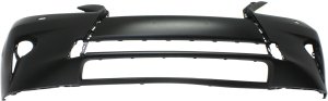 Front Bumper Cover for Lexus RX350/RX450H 2013-2015, Primed (Ready to Paint), Without F Sport Package, With Headlight Holes, Without IPAS Holes, (RX350 Canada Built), Replacement
