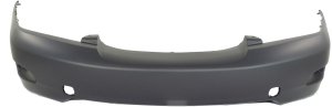 Front Bumper Cover for Lexus RX330 (2004-2006) & RX350 (2007-2009), Primed (Ready to Paint), without Headlight Holes, with Laser/Radar Cruise Control, USA Built Vehicle, Replacement