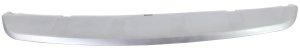 Front Bumper Cover for Mitsubishi Outlander 2010-2013, Primed (Ready to Paint), Silver Lower Cover, Replacement