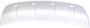 Front Bumper Cover for 2007-2009 Mitsubishi Outlander, Lower Position, Silver, Textured Finish, Replacement