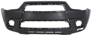 Front Bumper Cover for Mitsubishi Outlander Sport/RVR 2011-2012, Primed (Ready to Paint), Replacement