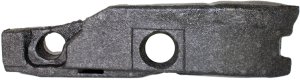 Front Bumper Absorber for Mercedes-Benz ML-Class 2006-2011, Right (Passenger) Outer Impact, Without Sport Package and AMG Styling Package, Replacement