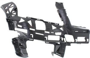 Front Bumper Bracket for Mercedes-Benz GLK-Class 2010-2012, Right (Passenger) Side, Base Carrier, Without AMG Styling Package, Plastic, Replacement