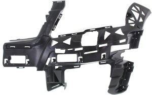 Front Bumper Bracket for Mercedes-Benz GLK-Class 2010-2012, Left (Driver) Side, Base Carrier, Plastic, without AMG Styling Package, Replacement