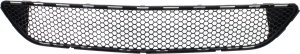 Front Bumper Grille for Mercedes Benz C-Class 2008-2011, Center Position, Textured, with AMG Styling Package, Excluding C63 Model, Replacement