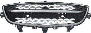 Lower Front Bumper Grille for Mazda CX-9 2010-2012, Chrome Black, Replacement