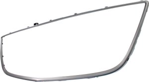 Front Bumper Grille for Mazda CX-7 2010-2012, Lower Garnish, Primed (Ready to Paint), with Fog Lights, Replacement