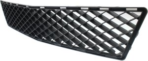 Front Bumper Grille for Mercedes-Benz GLK-Class (2010-2012), Center, Text Black, without AMG Styling Package and Optical Off Road Package, Replacement