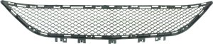 Front Bumper Grille for Mercedes-Benz E-Class 2014-2016, Center Placement, Textured, with AMG Styling Package, Excluding E63 Model, Suitable for Sedan/Wagon, Replacement