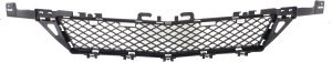 Front Bumper Grille for Mercedes-Benz E-Class 2010-2013, Textured, Without AMG Package, Excludes E400/E63 AMG Models, Convertible/Coupe, Replacement