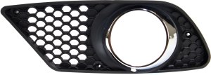 Front Fog Light Molding for Mercedes-Benz C-Class 2008-2011, Left (Driver), Paint to Match, with AMG Package, Replacement
