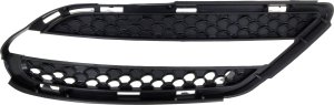 Front Bumper Grille for Mercedes-Benz S-Class 2007-2013, Right (Passenger) Outer, with Sport and Light Package, Excluding S63/S65 Models, Replacement