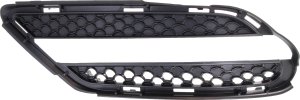 Front Bumper Grille for Mercedes-Benz S-Class 2007-2013, Left (Driver) Side, Outer, with Sport and Light Package, Excluding S63/S65 Models, Replacement