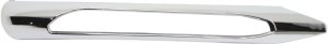 Front Bumper Molding for Mercedes C-Class 2012-2015 Coupe / Sedan 2012-2014, Right (Passenger) Side, Chrome Plastic, with AMG Package, Replacement