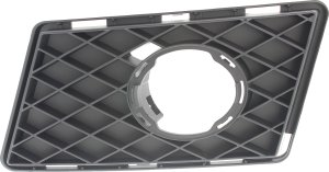 Front Fog Light Molding for Mercedes-Benz GLK-Class 2010-2012, Left (Driver), Primed (Ready to Paint), without Optical OffRoad and AMG Styling Package (Round type), Replacement