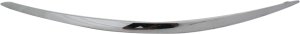 Front Bumper Molding Impact Strip for Mercedes-Benz E-Class Sedan/Wagon 2007-2009, Left (Driver), Chrome, Replacement
