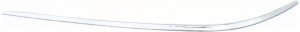 Chrome Front Bumper Molding for Mercedes-Benz S-Class (220 Chassis) 2003-2006, Left (Driver), Replacement