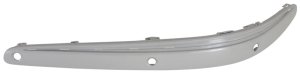 Front Bumper Molding for Mercedes-Benz E-Class 2003-2005, Left (Driver), Primed (Ready to Paint), with Sport Package, Parktronic, Excluding Chrome Molding, Replacement