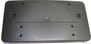 Front License Plate Bracket for Mercedes-Benz GL-Class (2013-2016), Textured, Without AMG Styling Package, Replacement