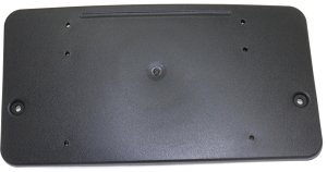 Front License Plate Bracket for Mercedes-Benz ML-Class 2008-2011, Textured, without AMG Styling Package and Sport Package, Excluding ML63, Replacement