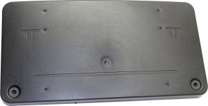 Front License Plate Bracket for Mercedes-Benz ML-Class 2012-2015, Textured, Without AMG Styling Package, Except ML63 AMG, Replacement