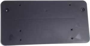 Front License Plate Bracket for Mercedes-Benz C300 Sedan 2015-2018, Textured, without AMG Styling Package, with Luxury Package, Replacement