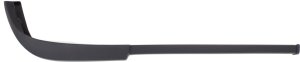 Front Lower Valance for Mercedes-Benz M-Class 1998-2005, Right (Passenger) Side Spoiler, Primed (Ready to Paint), with Round Fog Lights, Replacement