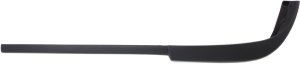 Front Lower Valance Spoiler for Mercedes-Benz M-Class 1998-2005, Left (Driver), Primed (Ready to Paint), with Round Fog Lights, Replacement