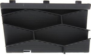 Front Bumper Tow Hook Cover for Mazda CX-9 2010-2012, Right (Passenger) Side, Black, Replacement