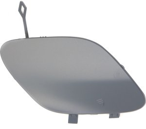 Front Bumper Tow Hook Cover for Mercedes-Benz C-Class 2015-2018, Right (Passenger), Primed (Ready to Paint), Excluding C63/C350, Convertible/Coupe/Sedan, with AMG Styling Package, Replacement