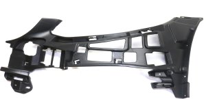 Front Bumper Support Upper Cover, Plastic for Mercedes-Benz C-Class 2015-2018, Left (Driver), Convertible/Coupe/Sedan, with AMG Styling Package, Excluding C63/C350, Replacement