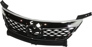 Grille for Mazda CX-9 2010-2012, Chrome Shell and Insert without Logo, Replacement