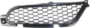 Grille Right (Passenger) for Mitsubishi Eclipse, 2006-2008, Painted Black Shell and Insert, Replacement
