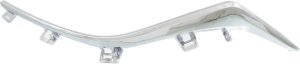 Chrome Grille Molding for Mazda 3 Hatchback/Sedan, Left (Driver) Side, 2014-2016, Replacement