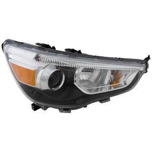 Headlight Assembly for Mitsubishi Outlander Sport/RVR 2011-2019, Right (Passenger) Side, Halogen, Excludes SE Model, Replacement