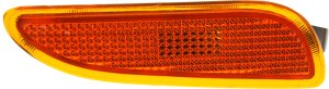 Front Side Marker Light for Mercedes-Benz CLK-Class 2003-2009, Right (Passenger), Lens and Housing, Replacement