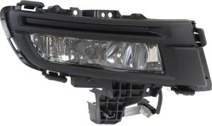 Front Fog Light Assembly for 2007-2009 Mazda 3, Right (Passenger) side, Painted, Factory Installed, Sport Type, Sedan Replacement
