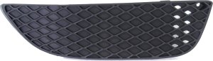 Fog Light Cover for Mitsubishi Lancer 2008-2015, Right (Passenger) Side, Black, Without Turbo, Excluding Evolution/Ralliart Models, Replacement