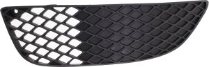 Fog Light Cover for Mitsubishi Lancer 2008-2015, Left (Driver), Black, Without Turbo, Excludes Evolution/Ralliart Models, Replacement
