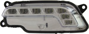 Assembly Driving Light for Mercedes-Benz E-Class 2010-2016 Left (Driver), with Light Package, Sedan (2010-2013, Coupe/Convertible/Wagon), Replacement
