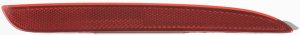 Rear Bumper Reflector Light for Mazda 3 2010-2013, Right (Passenger) Side, Replacement