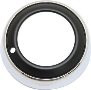 Front Fog Light Molding for Mitsubishi Outlander 2011, Right (Passenger) Side, Chrome Opening Cover with Fog Light Hole, Replacement