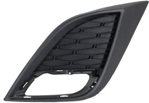 Front Fog Light Molding for Mazda 3 2010-2011, Left (Driver), Primed (Ready to Paint), 2.0L/2.5L Eng., Replacement