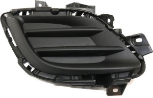 Fog Light Cover for MAZDA 6 2014-2017, Left (Driver), Textured Plastic, without LED Light Holes, Replacement