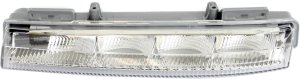 Driving Light Assembly for Mercedes-Benz SLK-Class 2012-2016, Left (Driver), Excludes C63/SLK55 Models, Replacement