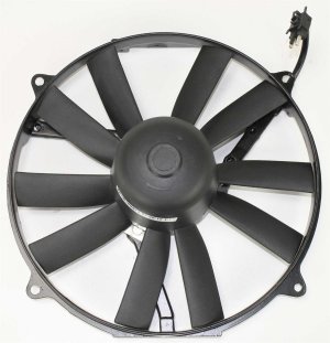 Radiator Fan Blade/Motor Assembly for Mercedes-Benz 300CE (1988-1993), E300D (1994-1995), Right (Passenger)=Left (Driver), (124) Chassis, Replacement