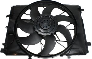 Radiator Fan Assembly for Mercedes-Benz C-Class 2008-2015, CLS400 2015-2018, E-Class 2010-2017, SLC-Class 2017-2020, Replacement