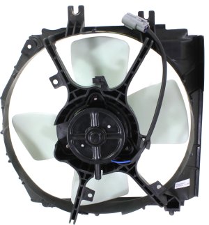 Radiator Fan Shroud Assembly for Mazda Protege 1999-2003, Compatible with Automatic Transmission and Manual Transmission, without Turbo, Replacement