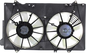 Radiator Fan Assembly for Mazda CX-5 2013-2016, Dual Fan, Replacement